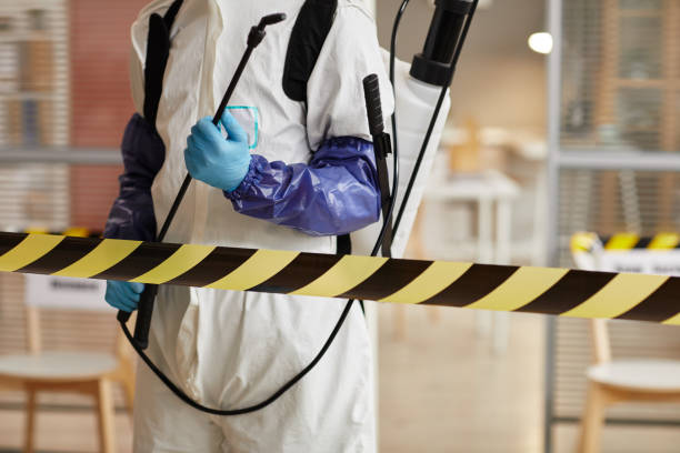 Professional Blood Cleanup technician working in Harrison, NJ